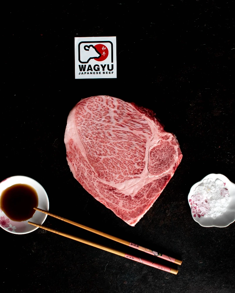 Wagyu rib eye steak