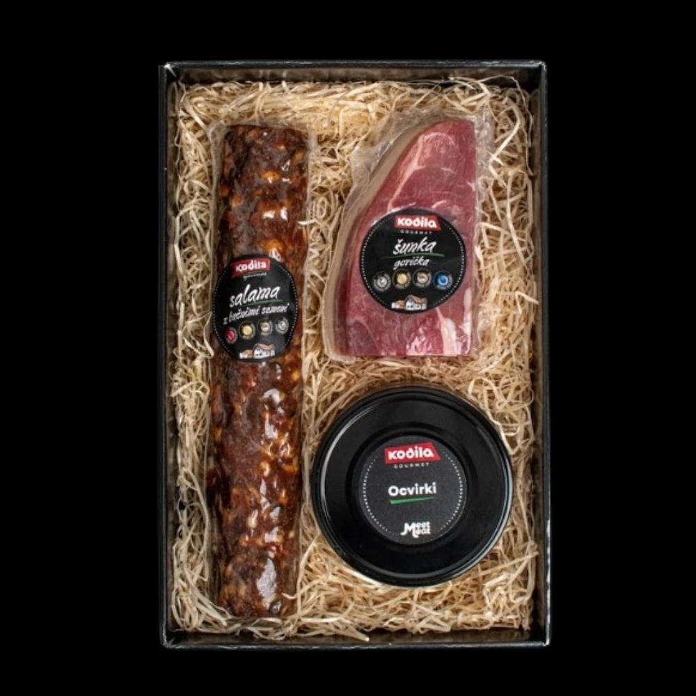 Darilni paket Salama, Gorička šunka in ocvirki