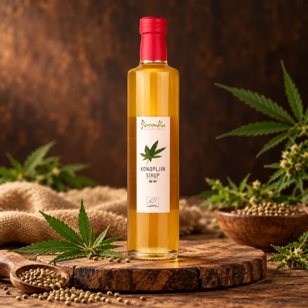 BIO KONOPLJIN SIRUP EKO 500ml 6/1