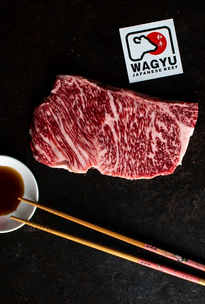 Wagyu sirloin steak