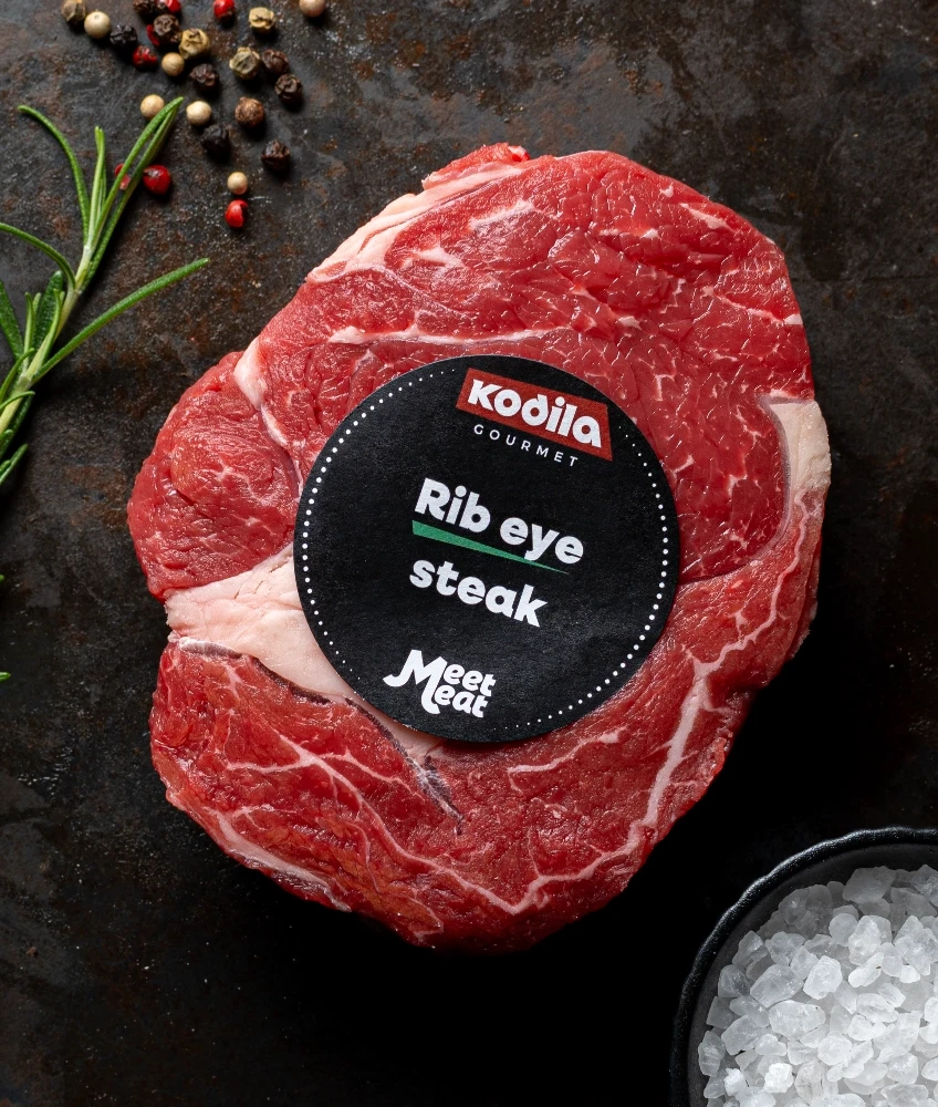 Goveji rib eye steak brez kosti